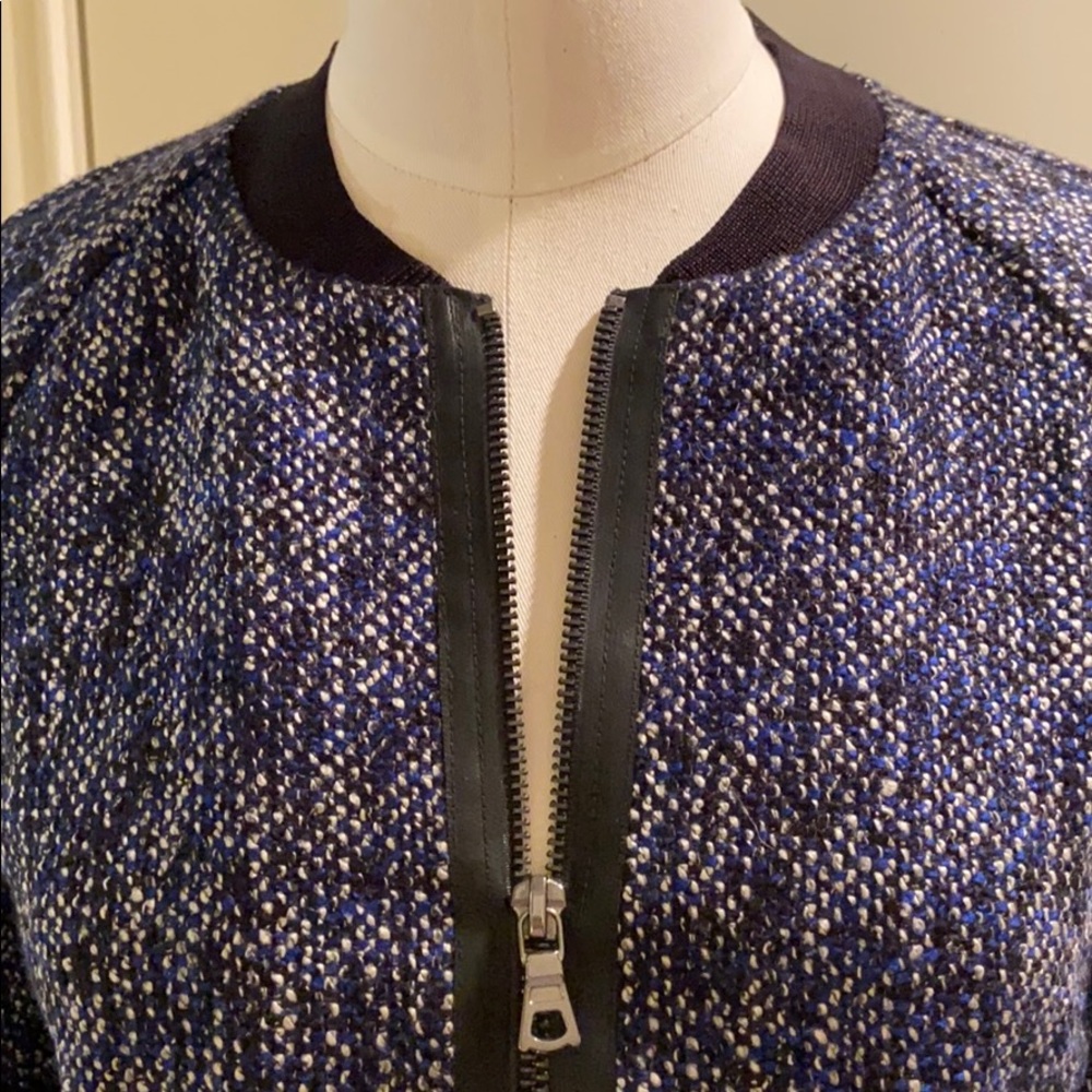 ๐ HPx3 ๐ Elie Tahari Tweed Bomber Jacket - Picture 6 of 8